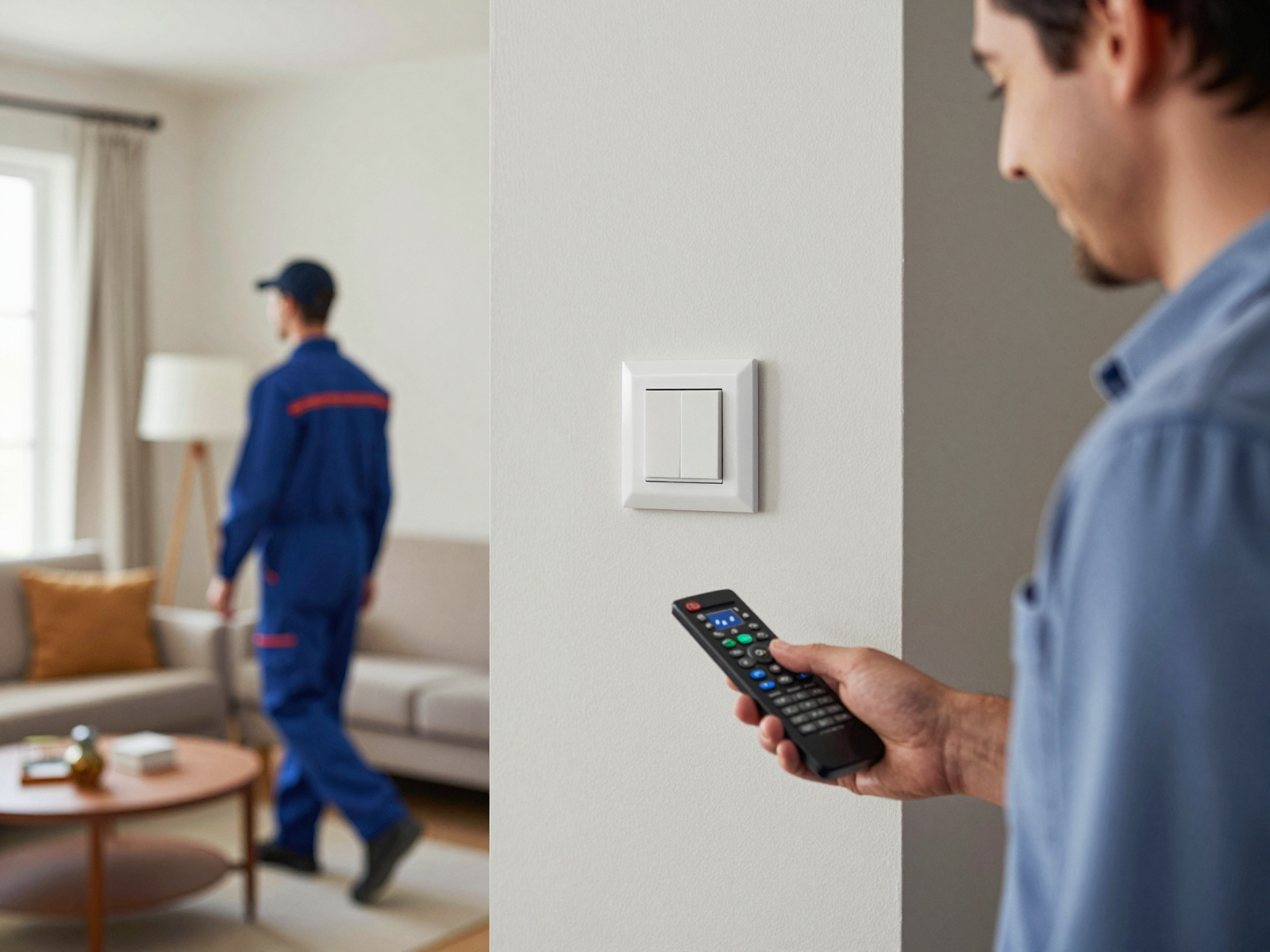 Completed electrical work